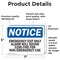 Signmission Exit Sign, Vinyl Decal, 7 in W, 5 in H, Emergency Exit Only Alarm Will Sound $200 OS-2PACK-NS-D-57-L-11812 - alternate 6